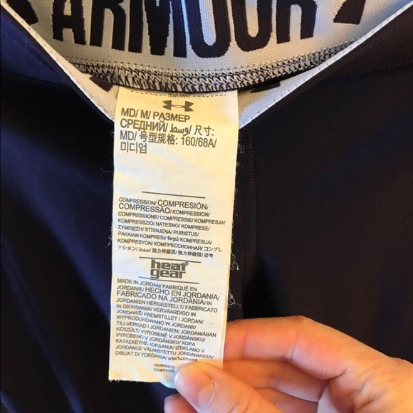 Purple Under Armour Compression Tights - Picture 2 of 2